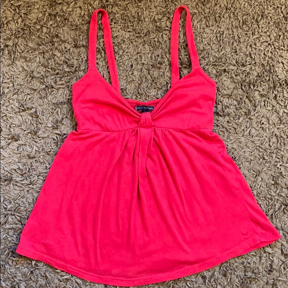 American Eagle Tank Top, Pink Large